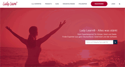 Desktop Screenshot of lady-learn.de